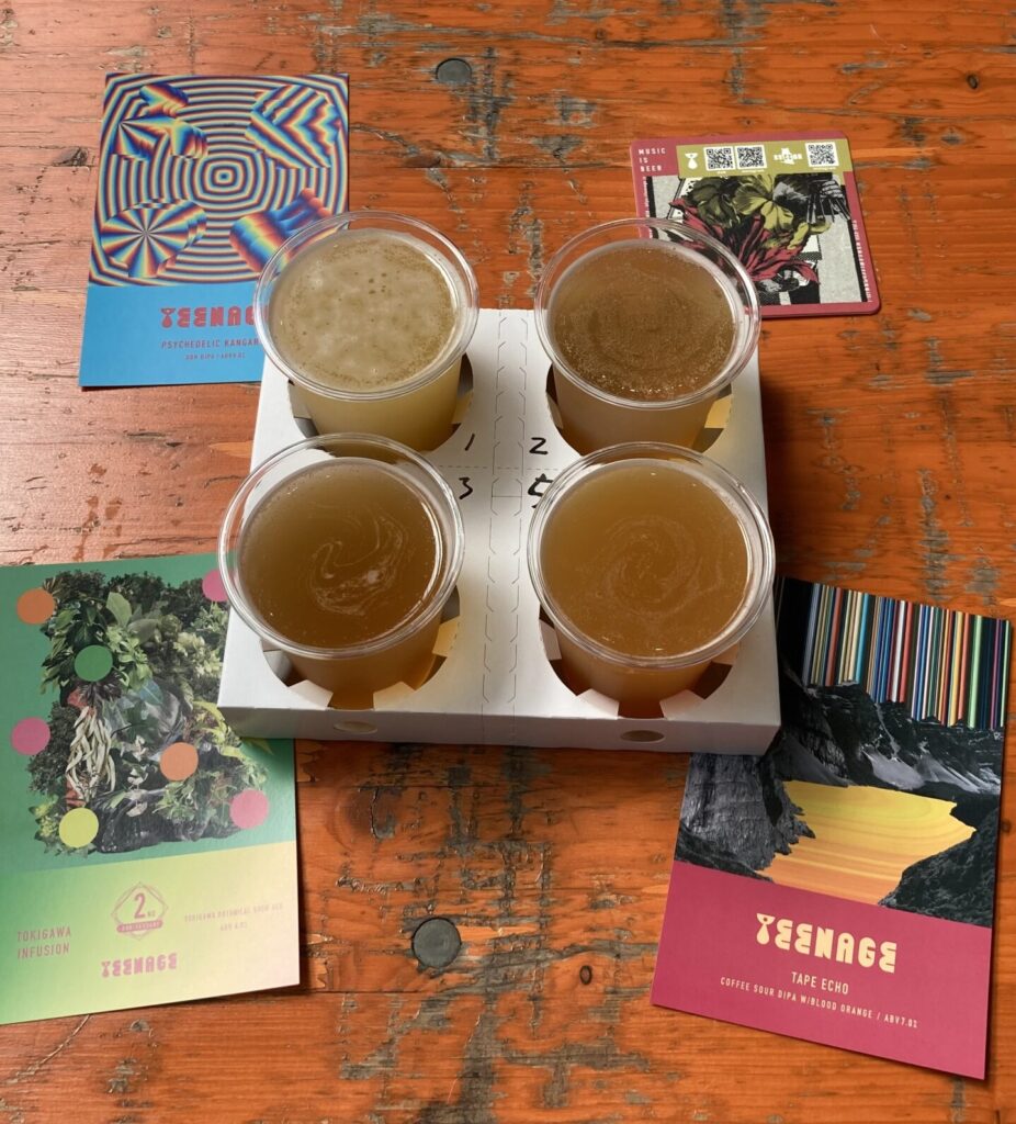 TEENAGEさんの４種飲み比べビール